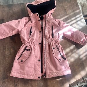 Urban Republic Pink Hooded Kids Raincoat